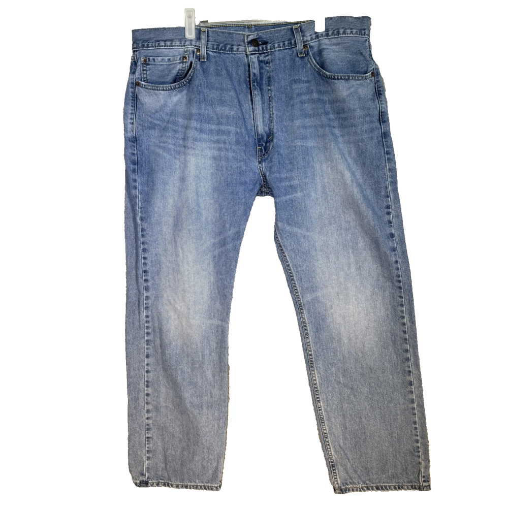 Levis 505 Jeans Mens 40x30 Blue Straight Leg Classic Fit Medium Wash Denim